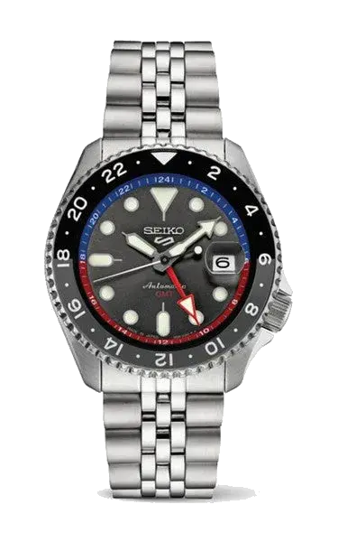 Seiko 5 Sports SSK019 SKX Style GMT Black Dial Automatic, reference SSK019