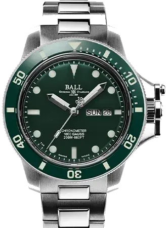Ball Co Engineer Hydrocarbon Original 43mm Green, reference DM2218B-S2CJ-GR/BALL