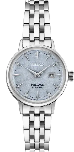 Seiko Presage SRE007 Cocktail Time Skydiving Pale Blue Automatic Ladies, reference SRE007