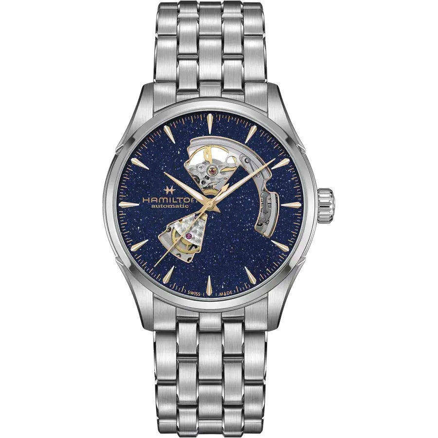 Hamilton Jazzmaster Midnight Blue Open Heart Auto 42mm, reference H32705140