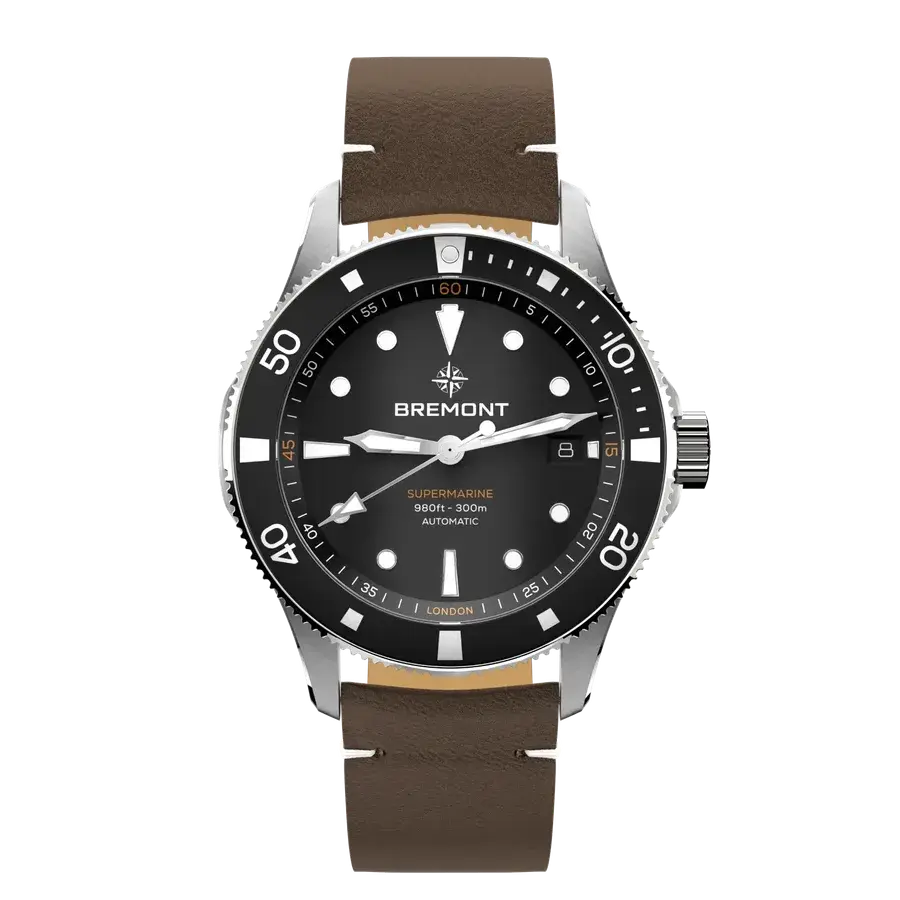 Bremont Supermarine 300M Date, reference SM40-DT-SS-BK-L-S