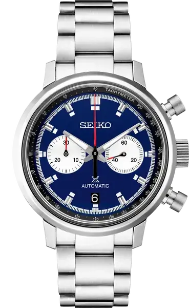 Seiko Prospex SRQ043 Speedtimer Blue Dial Automatic Chronograph, reference SRQ043
