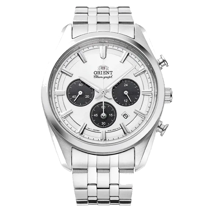 Orient TX03 Solar Quartz Chronograph Diver Watch with White Dial, reference RA-TX0305S10B