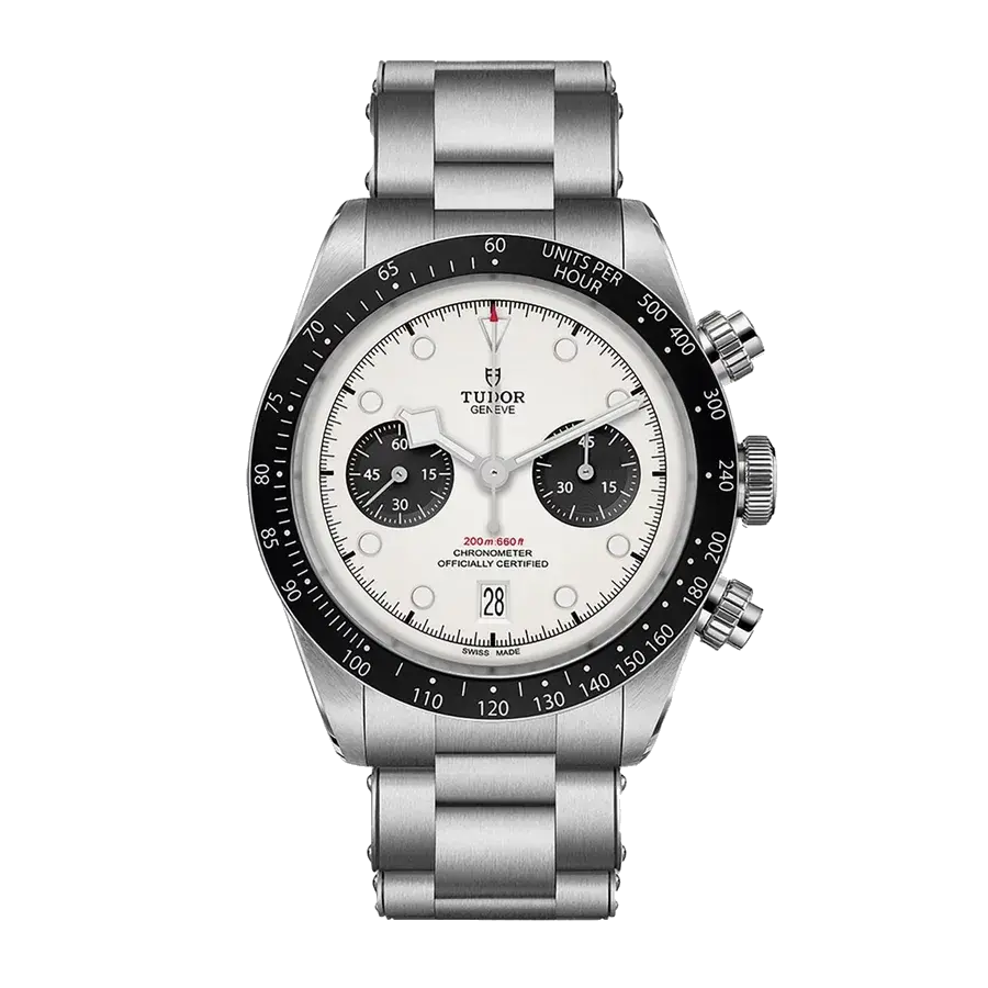 Tudor Black Bay Chrono | 41mm, Steel, White Dial, reference M79360N-0012