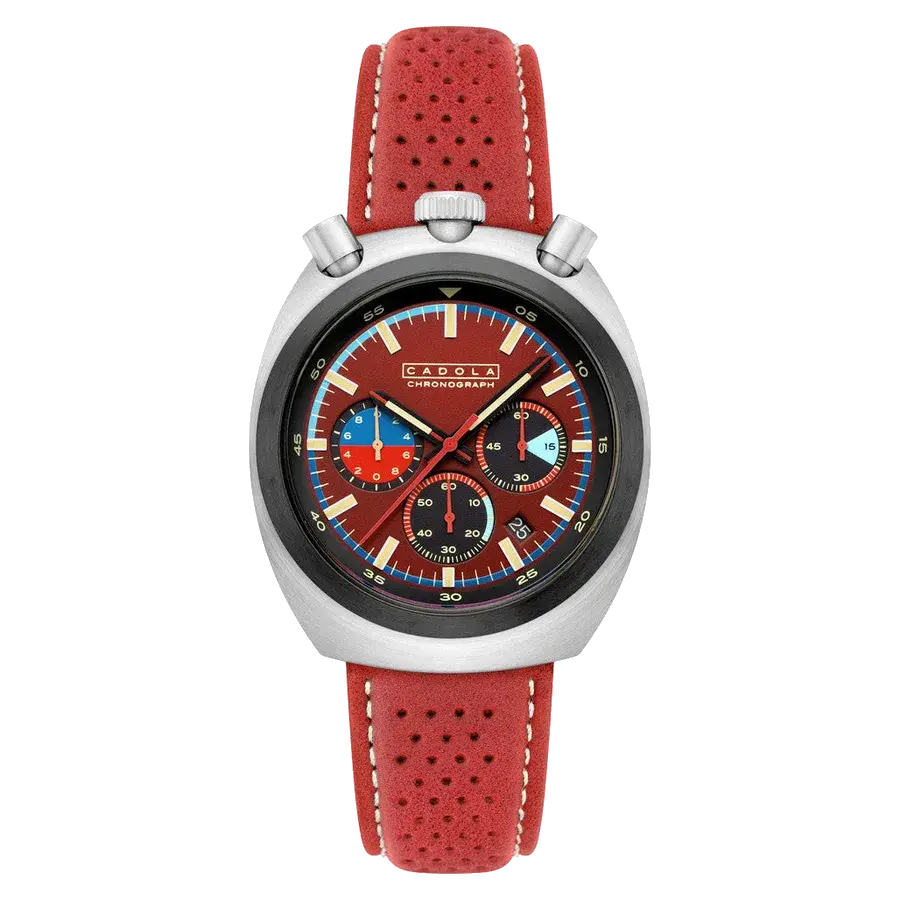 Cadola Testa Di Toro Chronograph in Fireball Red, reference CD-1058-05