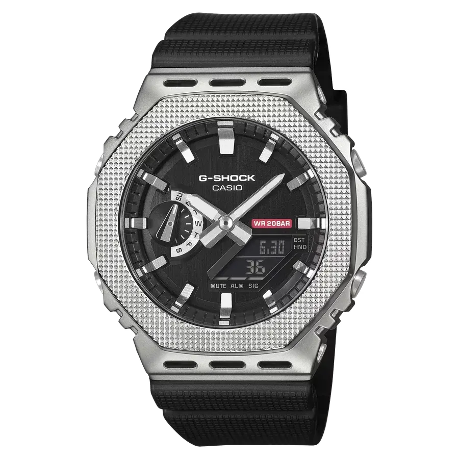 Casio G-Shock GM2100M-1A Industrial Design Silver Ion Ana-Digi, reference GM2100M-1A