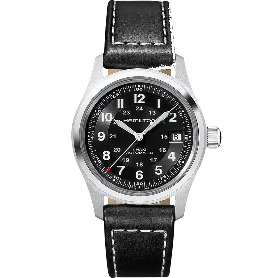 Hamilton Khaki Field Auto Black Dial 38mm Stainless Steel, reference H70455733