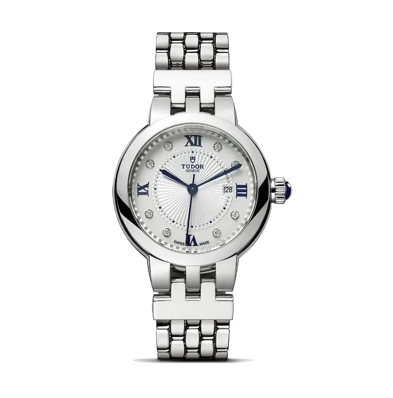 Tudor Clair De Rose Women's Opaline Dial & Stainless Steel Watch, reference 