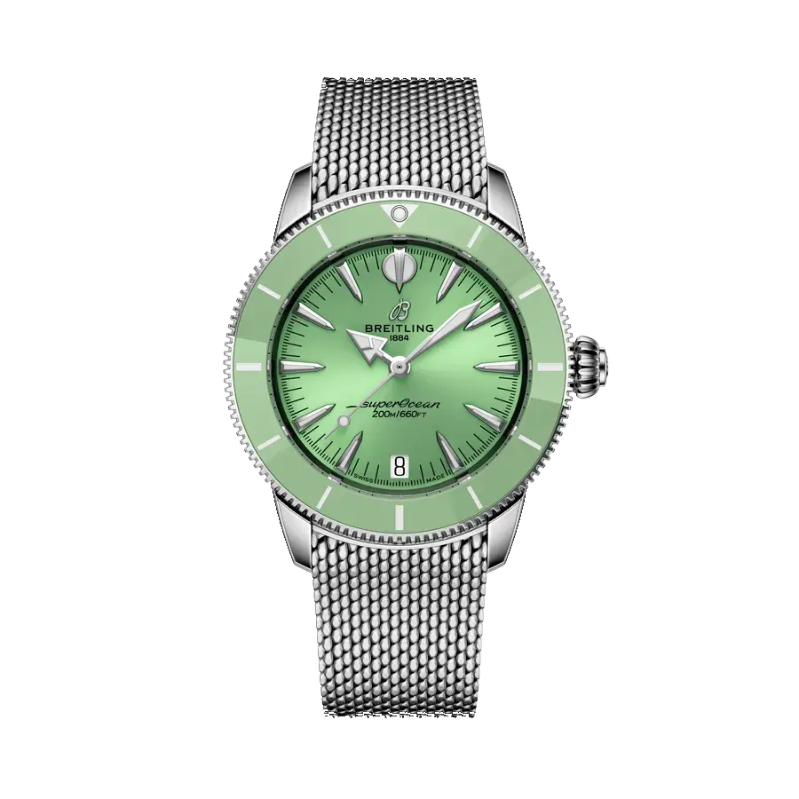 Breitling Superocean Heritage Automatic 36 | 36mm, Steel, Green Dial, reference A10390361L1A1