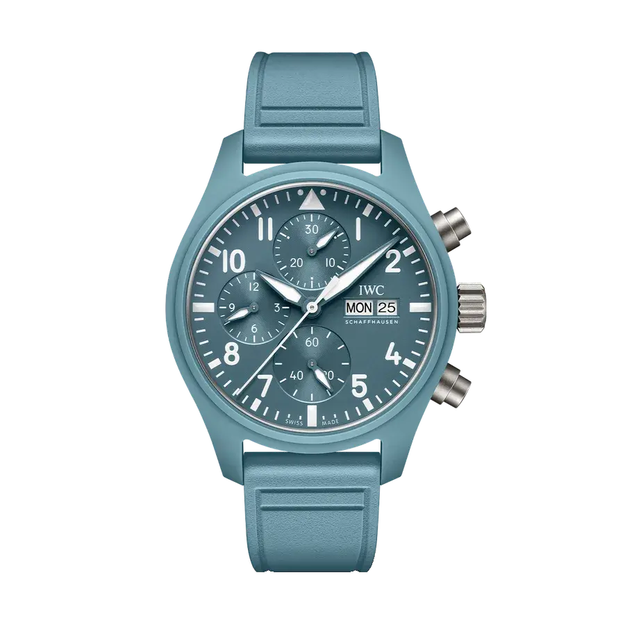 IWC Schaffhausen Pilot Chronograph 41 Top Gun Miramar Edition | 41mm, Ceramic, Fabric, Blue Dial, reference 