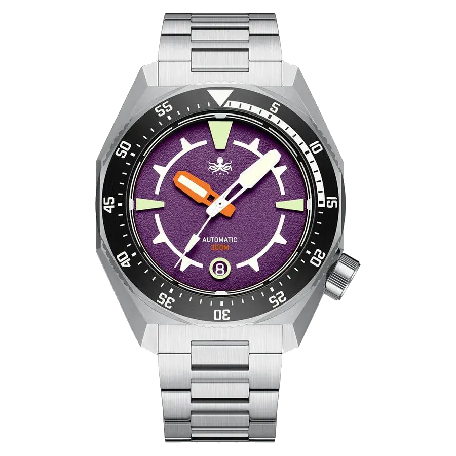 Phoibos Depth Hunter 300M Automatic Diver with Purple Dial, reference PY060H
