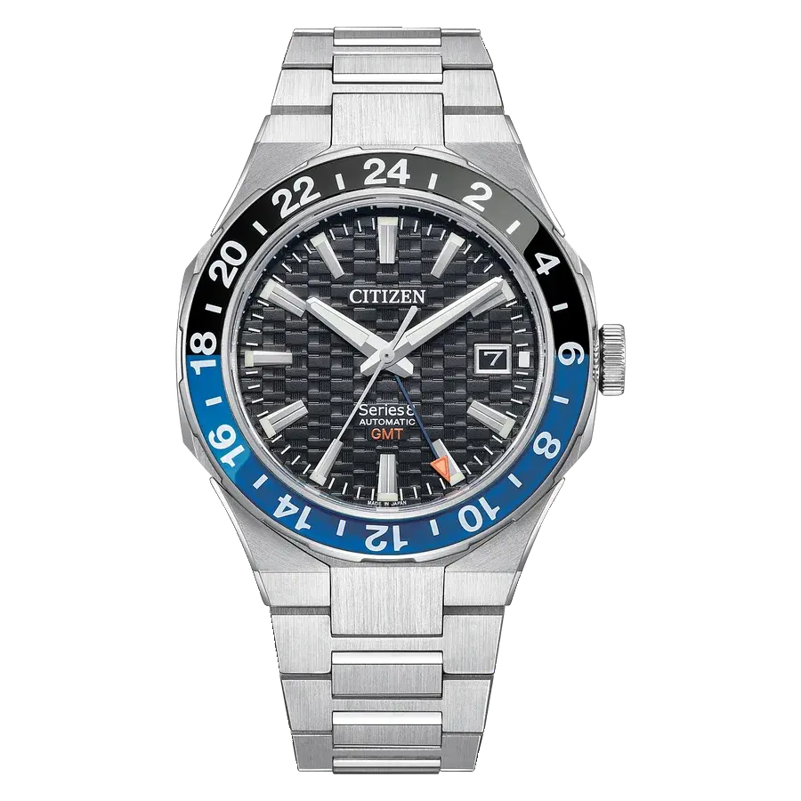 Citizen Series8 880 GMT Black Textured Dial Automatic, reference NB6031-56E