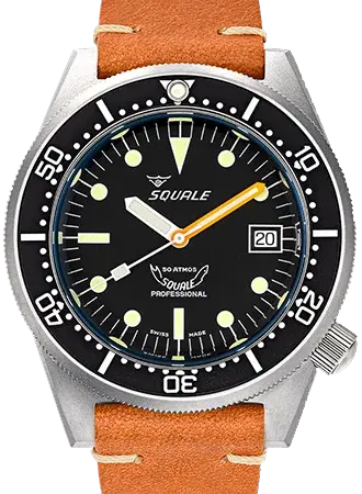 Squale 1521 Black Blasted Leather, reference 1521BKBL.PC/SQ