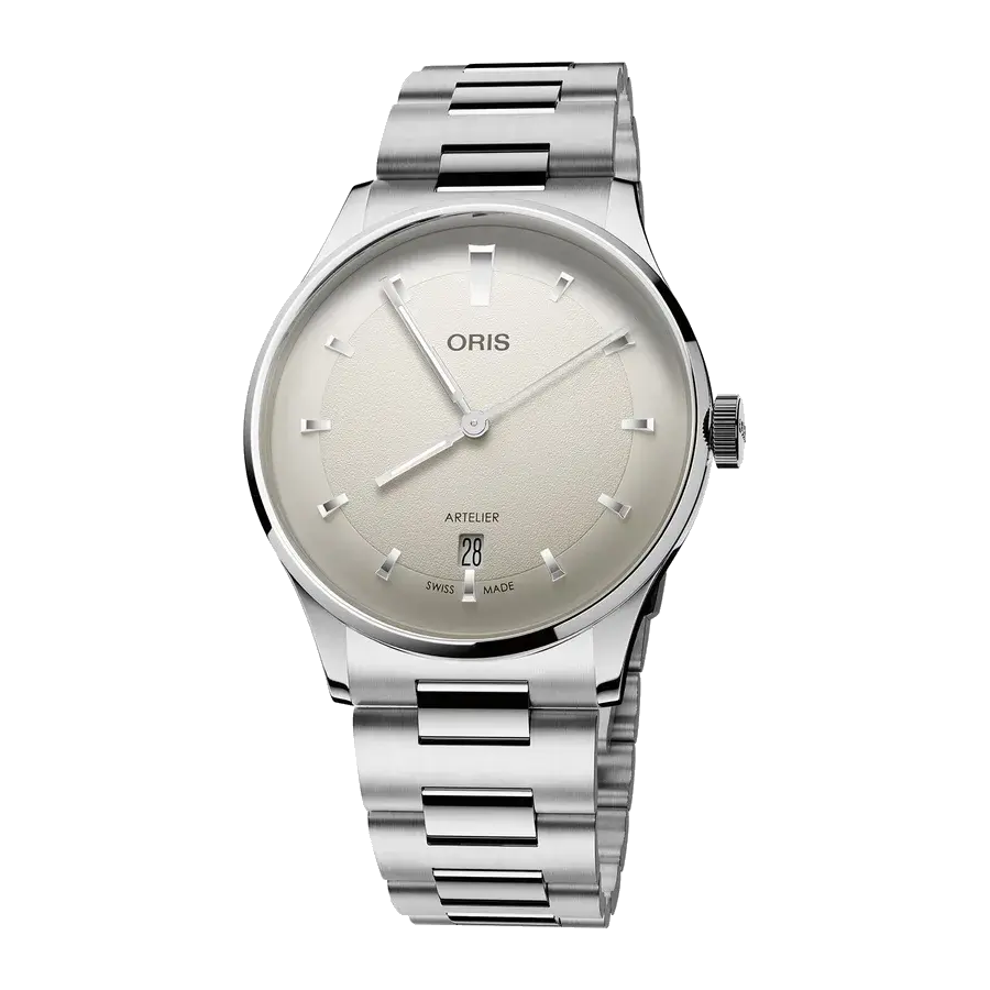 Oris Artelier Date | 38mm, Steel, White Dial, reference