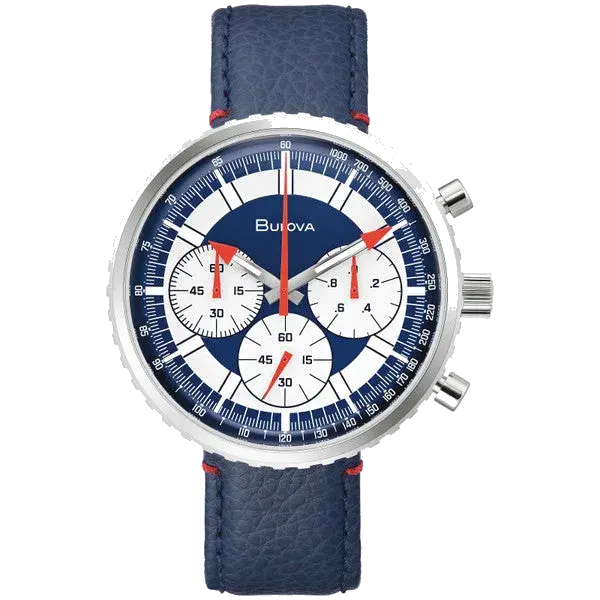 Bulova Chronograph C Archive Series Blue White, reference 96A283