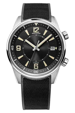 Jaeger-LeCoultre Polaris Date | 42mm, Steel, Rubber, Black Dial, reference 