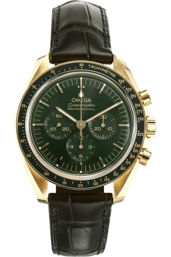 Omega Speedmaster Moonwatch Professional Yellow Gold Manual, reference VOM08457
