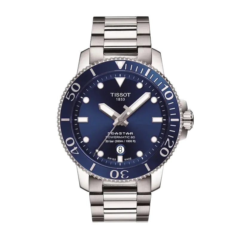 Tissot Seastar 1000 Powermatic Men's Stainless Steel Watch, reference 