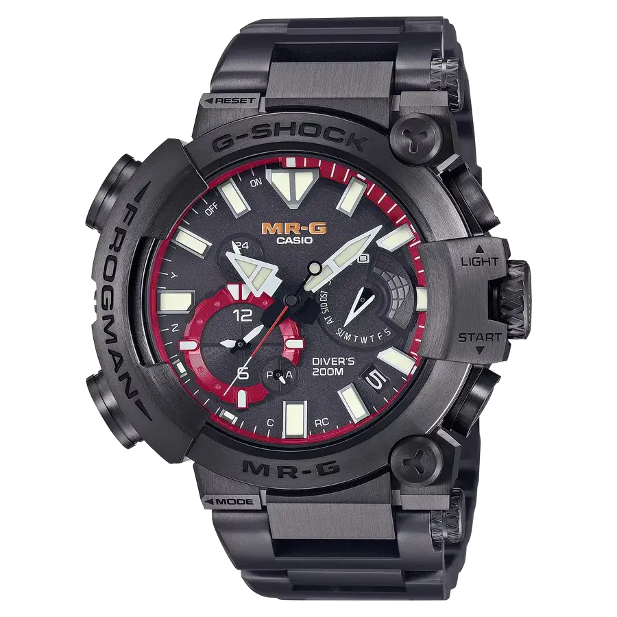 Casio G-Shock MRGBF1000B-1A MR-G Frogman Armor Clad Titanium Red, reference MRGBF1000B-1A