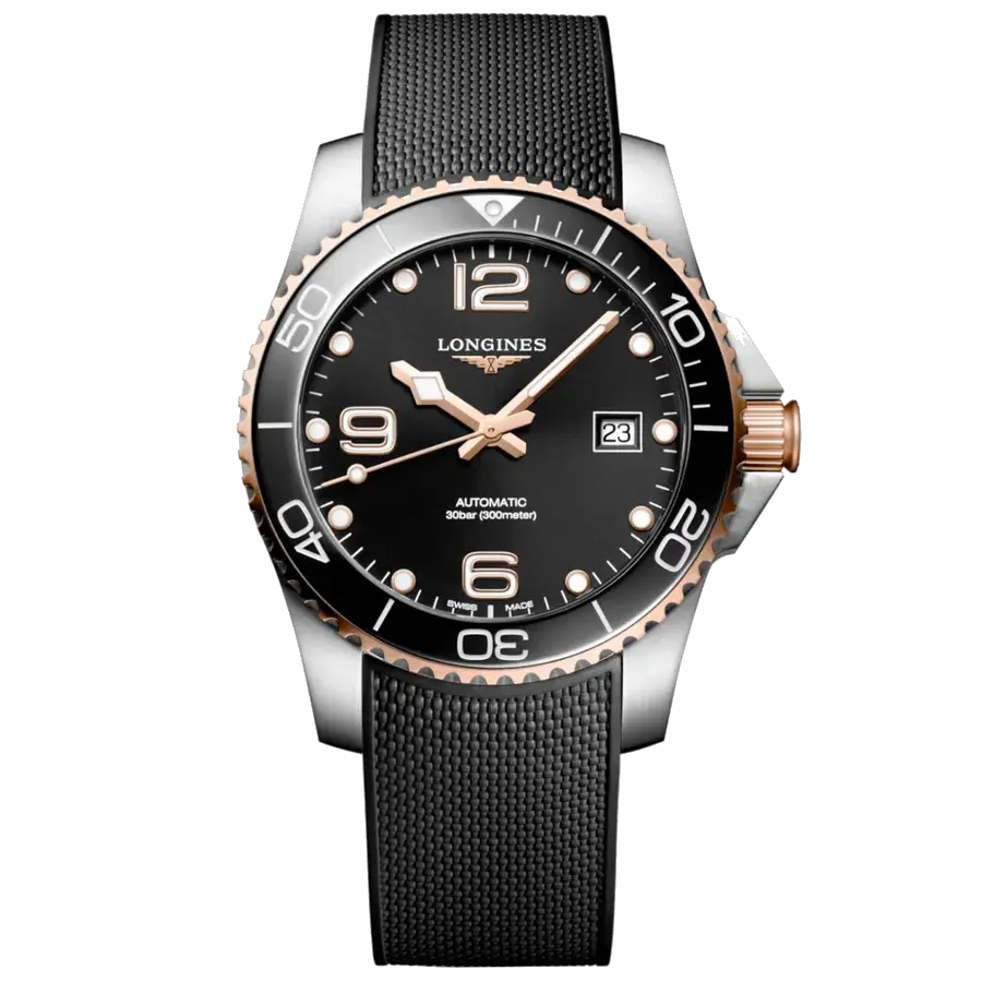 Longines Hydroconquest Sunray Black Dial 41mm, reference L3.781.3.58.9
