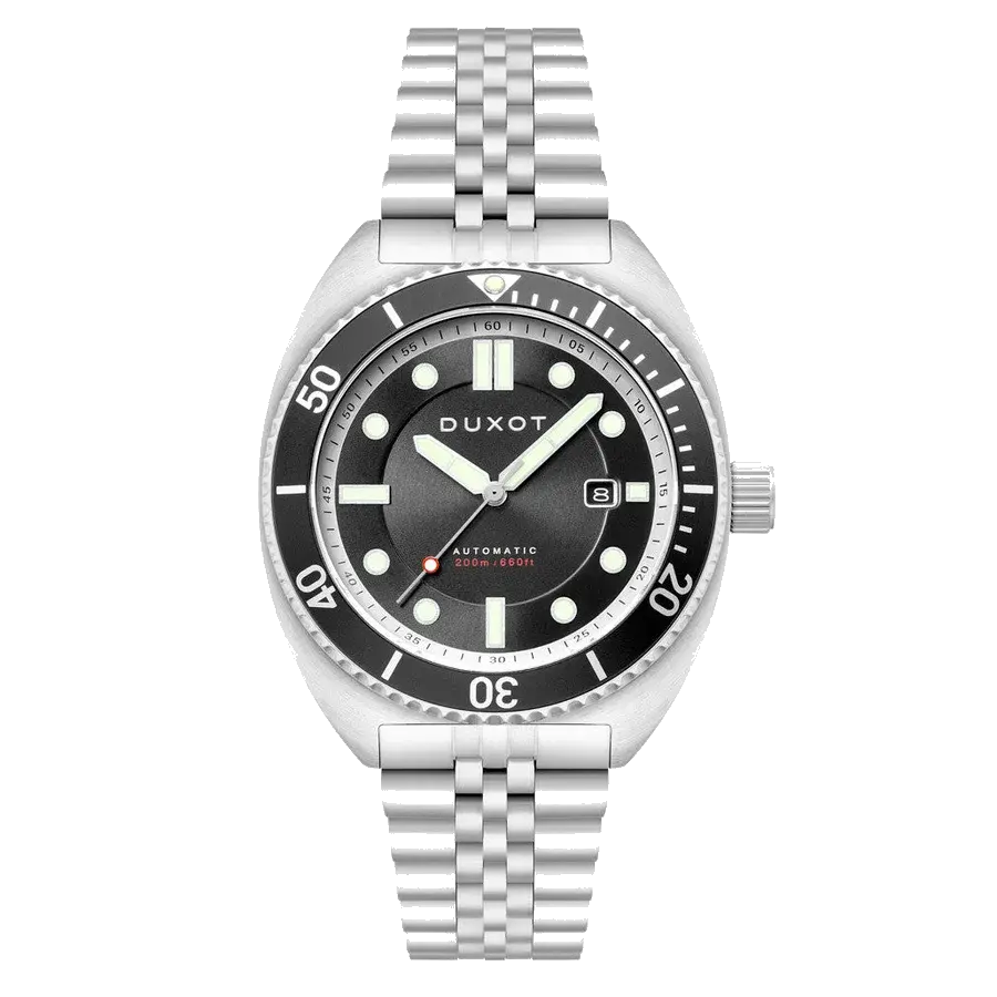 Duxot Tortuga Automatic Dive Watch with Black Dial, reference DX-2026-11