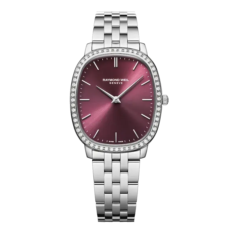 Raymond Weil Toccata Heritage 36mm Stone Set Stainless Steel Watch, reference 