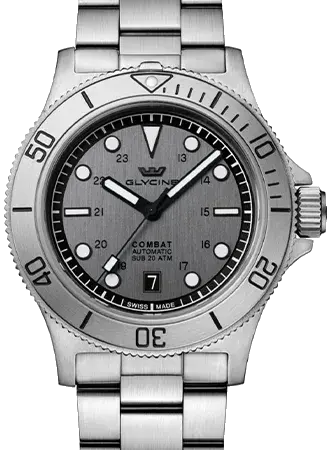 Glycine Combat SUB 42 Grey, reference GL0531/GL