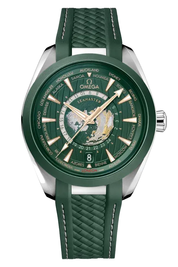 Omega Seamaster Aqua Terra 150M Master Chronometer GMT Worldtimer, reference 220.32.43.22.10.001