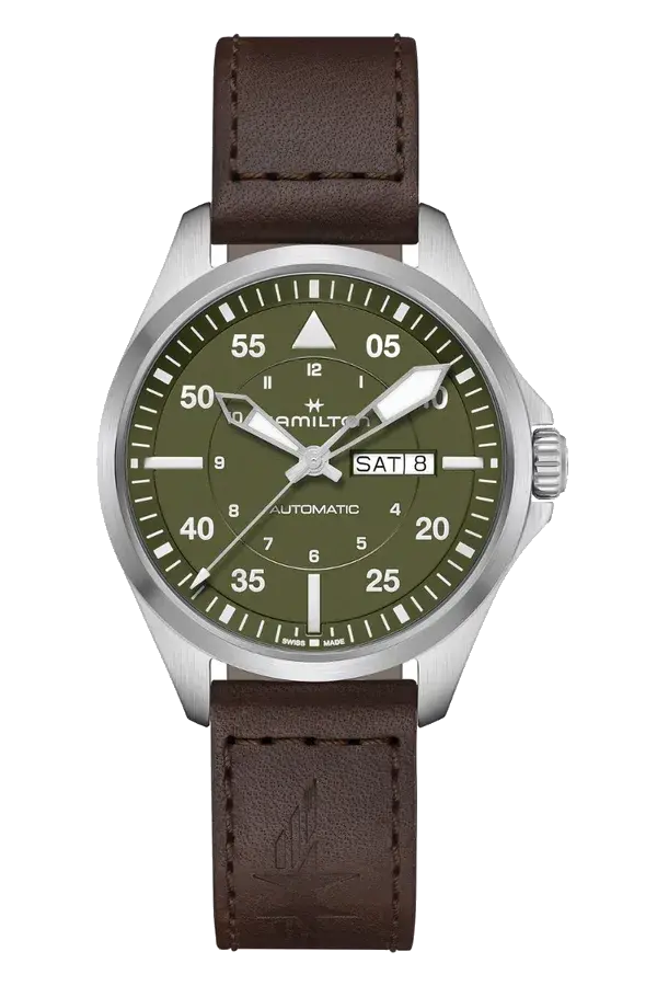 Hamilton Khaki Aviation Pilot Day Date Auto, reference H64635560