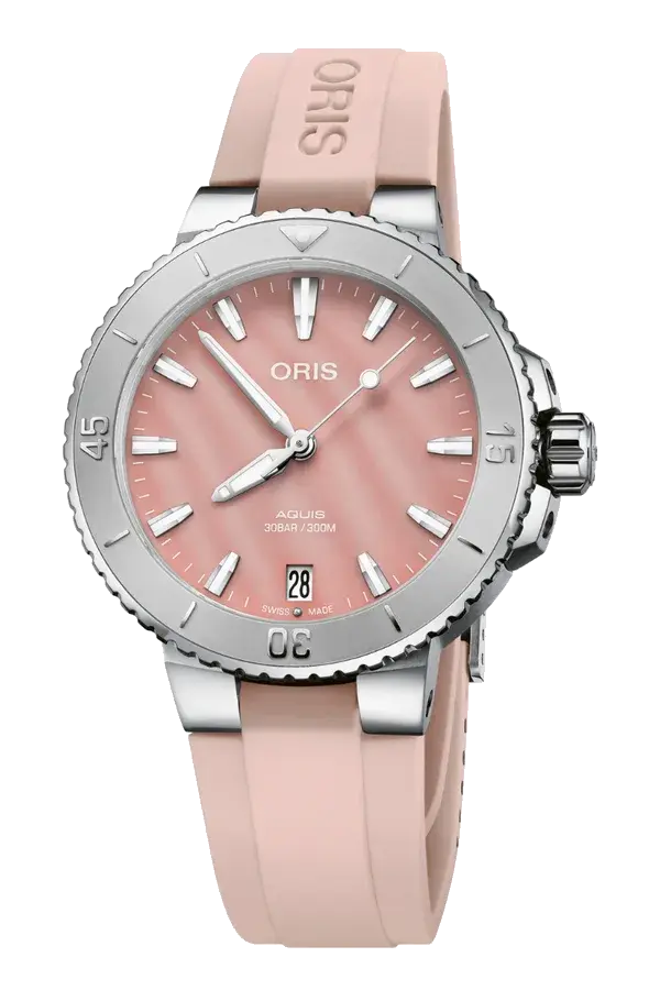 Oris Aquis Date Mother-of-Pearl 36.5mm, reference 01 733 7770 4158-07 4 18 66FC
