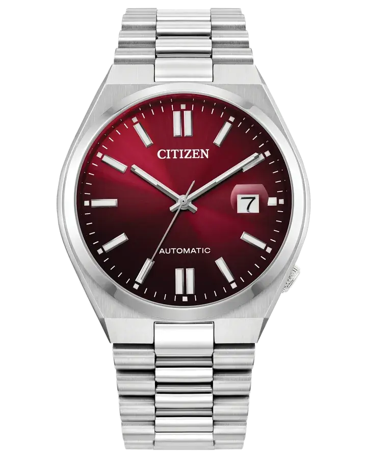 Citizen TSUYOSA Sunray Burgandy Dial Automatic 40mm, reference NJ0150-56W