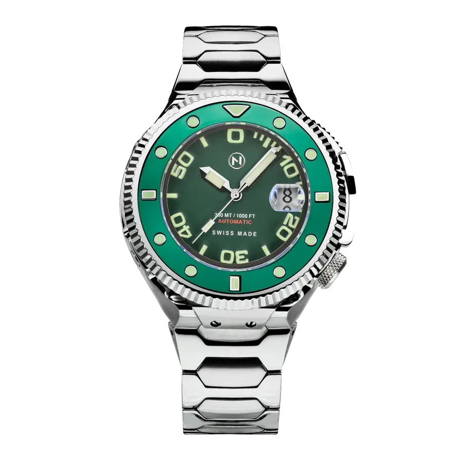 Nove Atlantean II Swiss Automatic N003-07 Green, reference N003-07
