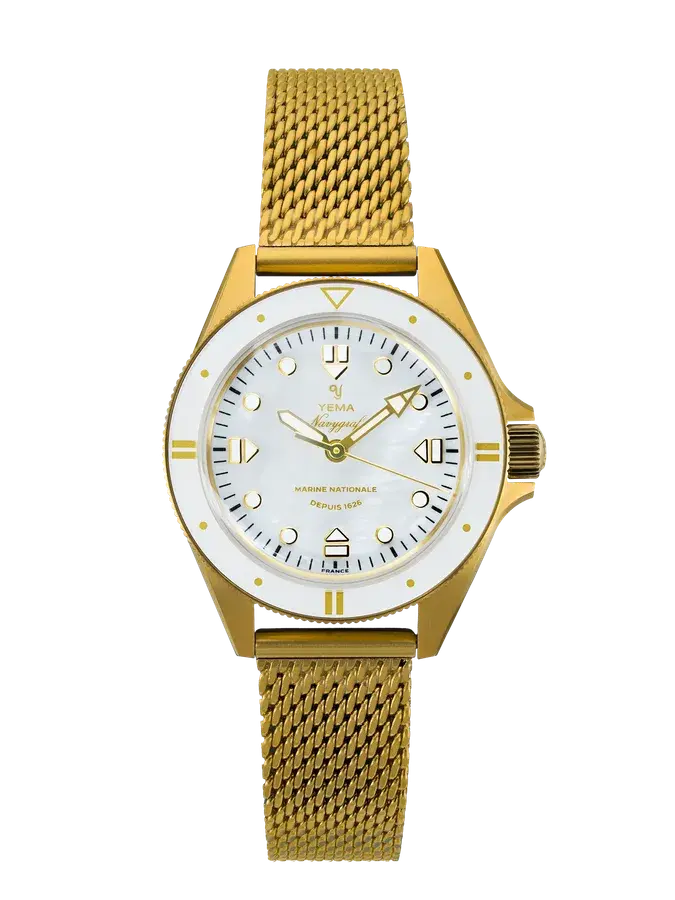 Yema Navygraf Marine Nationale 400th Anniversary Edition Femme, reference YMHF1592MN-BM