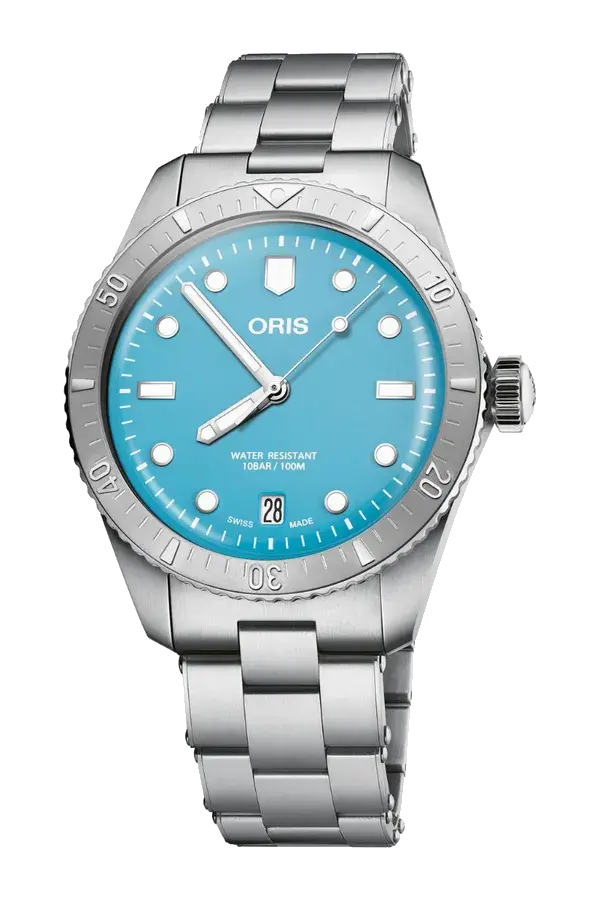 Oris Divers Sixty-Five Cotton Candy, reference 01 733 7771 4055-07 8 19 18