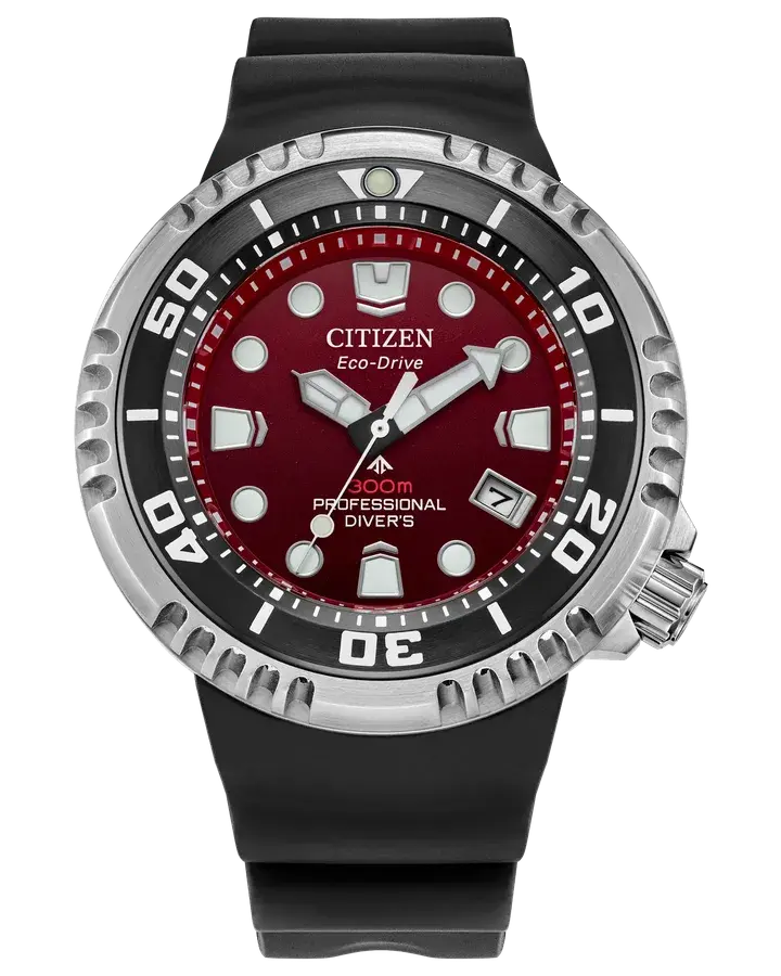 Citizen BN1024-01Z Promaster Dive E365 Eco-Drive Crimson Dial // Pre-Owned, reference BN1024-01Z