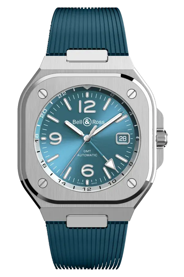 Bell & Ross BR 05 GMT Sky Blue, reference BNR0101094
