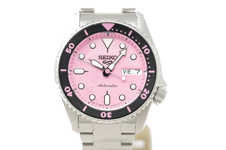 Seiko Pre-Owned Seiko 5 Sports SKX Pink Panther Limited Edition SRPM07, reference 21887