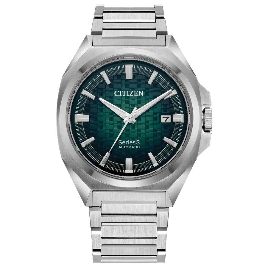 Citizen Series8 831 Green Textured Dial Automatic Exclusive, reference NB6050-51W