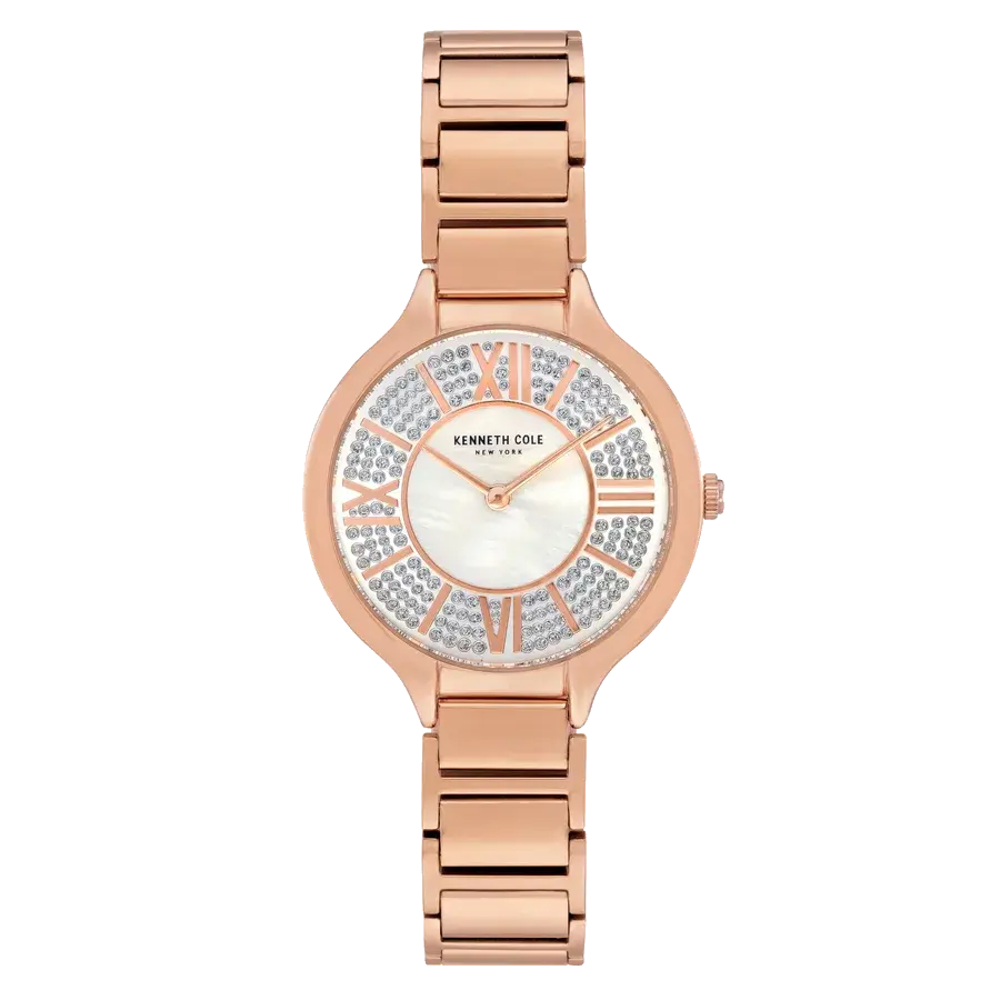 Kenneth Cole Classic 33 mm / White / Gold White Dial, reference KC51054002