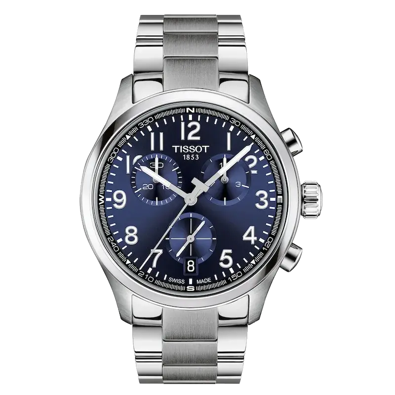 Tissot Chrono L 42mm Blue Dial & Stainless Steel Watch, reference 