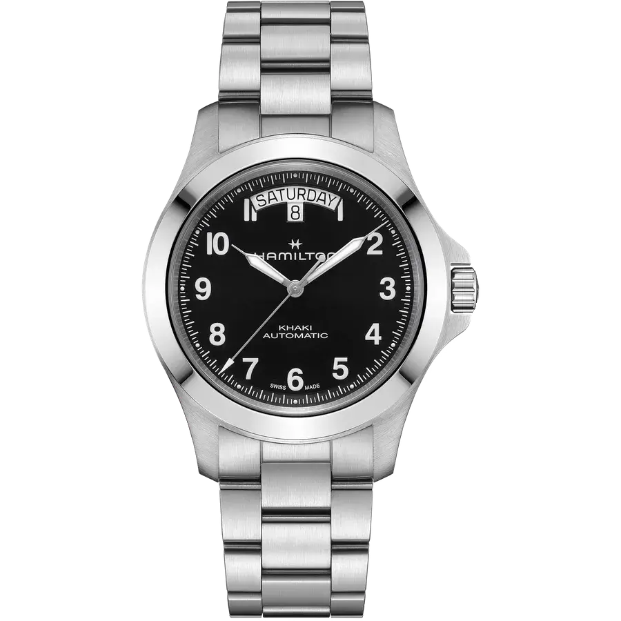 Hamilton Khaki Field King Day Date Black Dial 40mm Automatic, reference H64475131