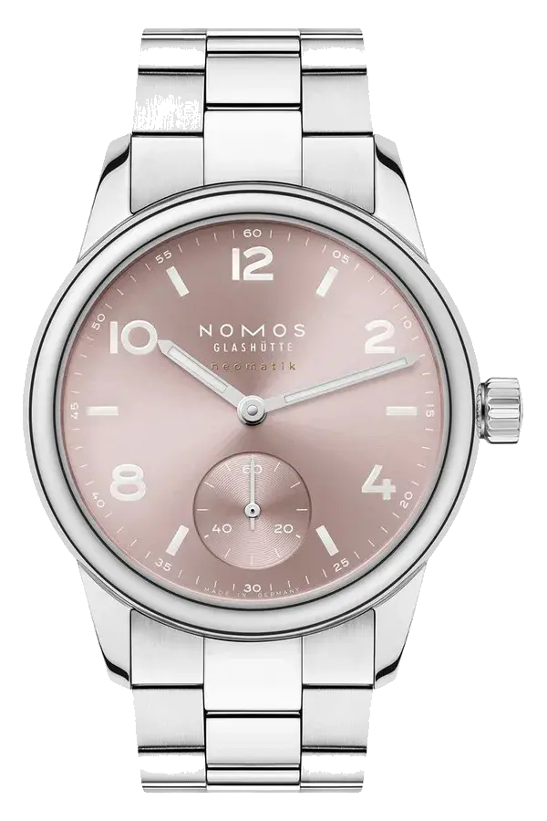 Nomos Glashütte Club Sport Neomatik Rose 34mm, reference 756