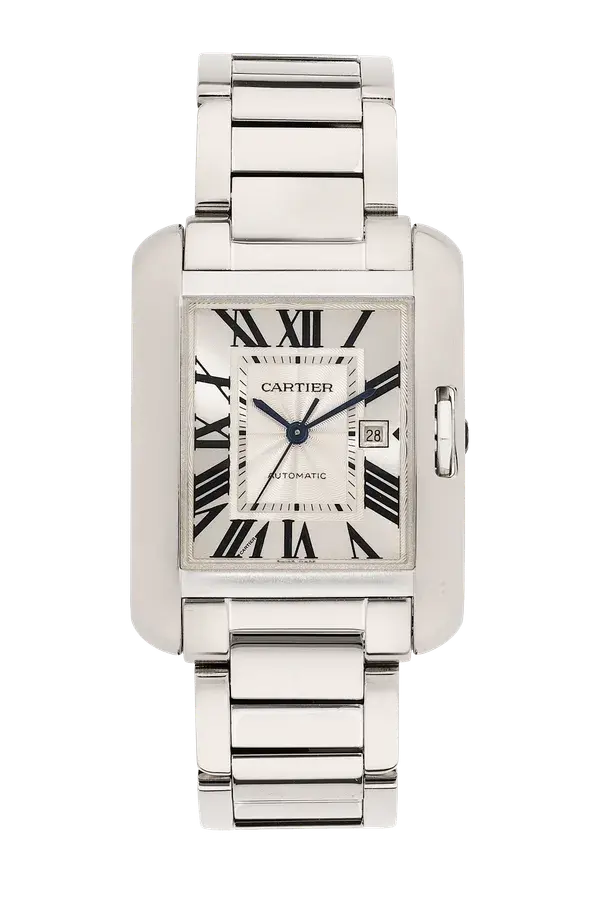 Cartier Tank Anglaise White Gold Automatic, reference VCA19055
