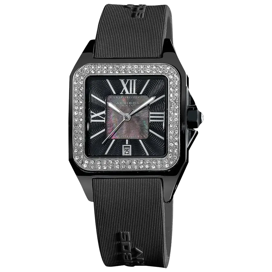 Akribos Casual Black/Silicone | Black Dial, reference AK546BK