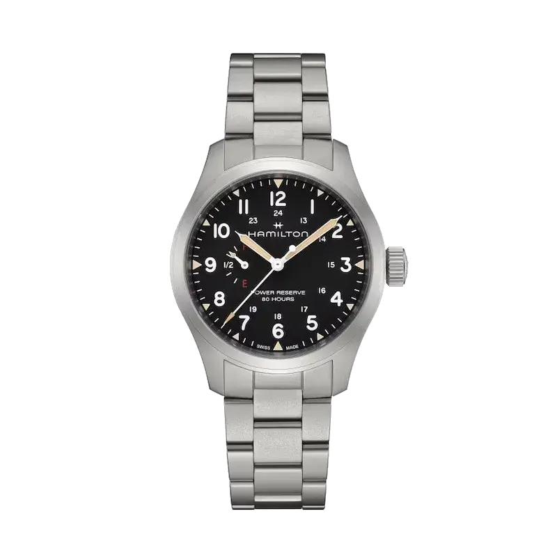 Hamilton Khaki Field Mechanical 40 mm Stainless Steel Watch, reference 