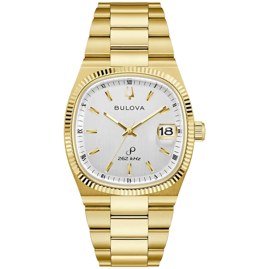 Bulova Super Seville 262kHz Precisionist Silver Dial Gold Tone, reference 97B223