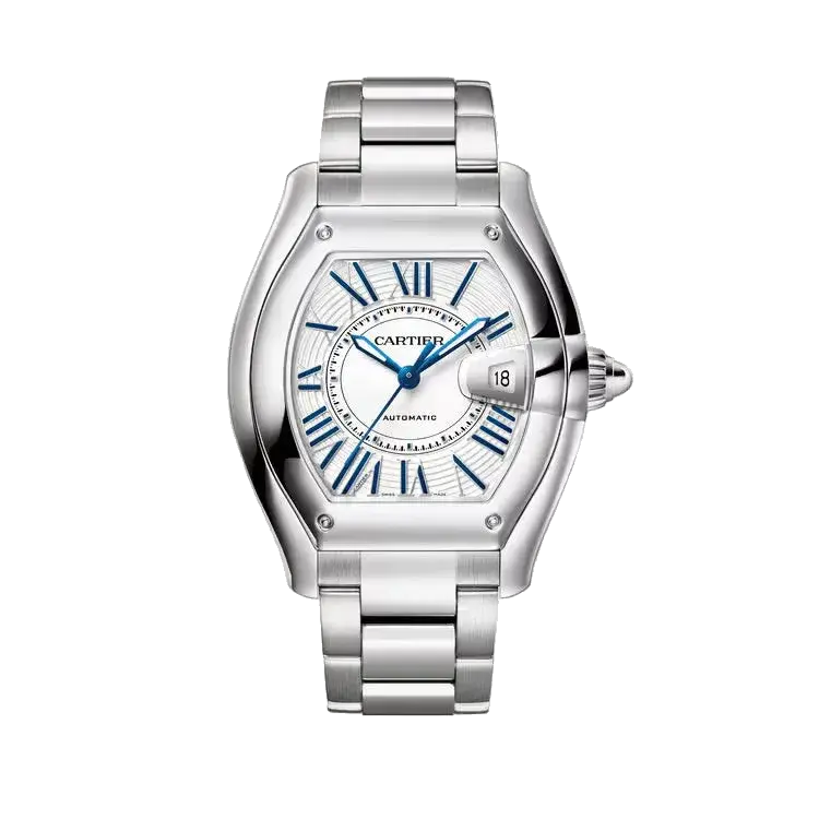 Cartier Roadster Large Model | 39mm, Stainless Steel, Silver Dial, reference 