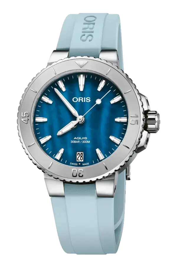 Oris Aquis Date Mother-of-Pearl 36.5mm, reference 01 733 7770 4155-07 4 18 65FC