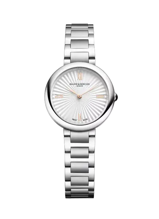 Baume et Mercier 10848 Joia de Baume Silvery Sun-Satin Dial Ladies Quartz, reference BMM0A10848