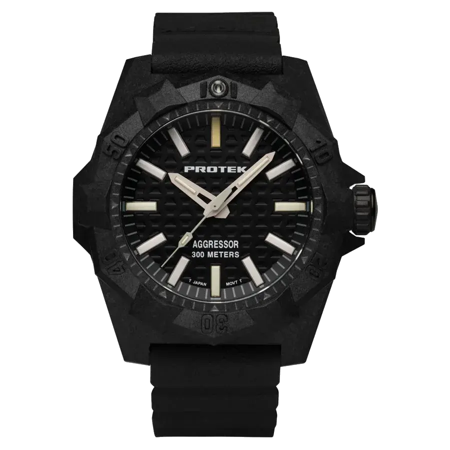 ProTek Aggressor Carbon 4000 Series with Black Dial, reference PT4001